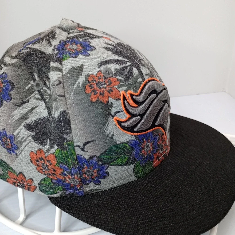 Denver Broncos New Era 9FIFTY Floral Snapback Hat‎ Gray Black NFL